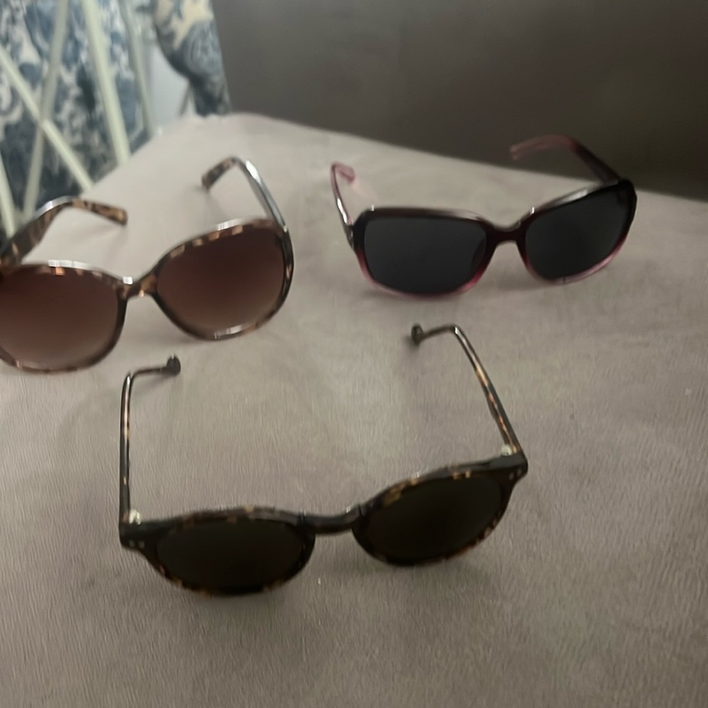 3 Pair sunglasses Nine West Talbots Fostet grant